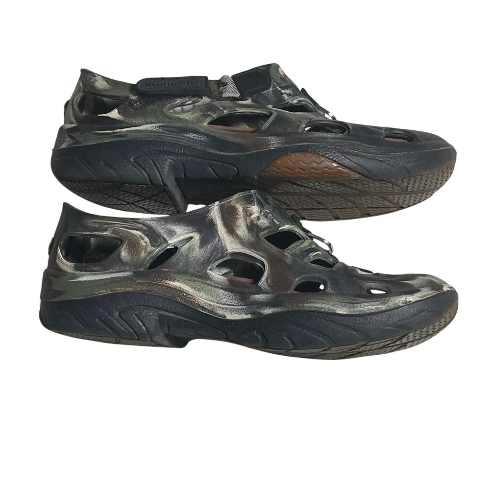 Shimano Evair Marine Sandals Camo Fishing Boat Water Shoes Mens 5 Womens‎ 7